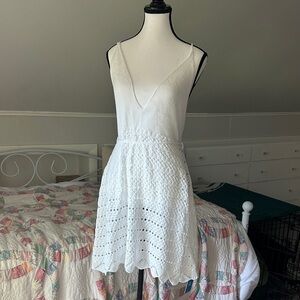 Cupshe White Crochet Swim Coverup